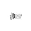 Gourmet Basics by Mikasa Loop and Lattice 2 Tier Divided Round Basket, Black view 3