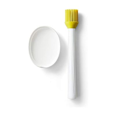 HerbWand Basting Brush with Ceramic Tray