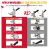 MRbrew All 304 Stainless Steel Keg Coupler, Commercial Sankey Kegerator D System Keg Tap Dispenser for I.D 5/16'' Draft Beer Line Gas Brewing Tubing with Check Valve Sealing Washer Hose Clamp view 2