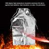 Tangxi Heat Proof Apron for Cooking BBQ, Lace Up High Temperature Working Apron, 1000 Aluminum Foil Manufacturing Safety Work Apron view 2