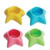 Island Genius Starfish 4-Pack Beach Cup Holders, Sand-Free Drink Holders, Beach Essentials for Family, Adults, Kids, Multicolor Mesh Coasters view 4