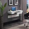 Convenience Concepts SoHo 1 Drawer Glass 36 inch Desk, White view 2