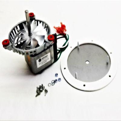 fireplace repl parts (New Part Envirofire Combustion Exhaust Fan Motor Kit. 50-901 + 4 3/4" - PH-UNIVCOMBKIT/firs for Many Models, Check in Description + (one Free Author's Book)