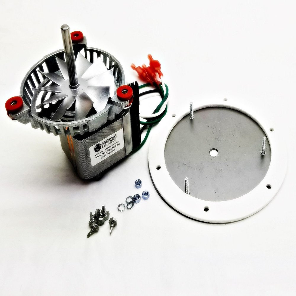 fireplace repl parts (New Part Envirofire Combustion Exhaust Fan Motor Kit. 50-901 + 4 3/4" - PH-UNIVCOMBKIT/firs for Many Models, Check in Description + (one Free Author's Book)