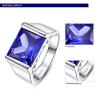 Bansriracha 925 Sterling Silver Engagement Rings Emerald AAA Tanzanite CZ Sapphire Stones Rings for Woman Fine Jewelry (9) view 4