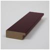 ArtToFrames 7x40 Inch Brown Picture Frame, This 2.00 Inch Custom MDF Poster Frame is Mahogany, Great for Your Art or Photos - Comes with Economy Acrylic view 4