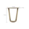 Dritz Home Modern Hairpin Legs, 2 Count, Nickel view 3