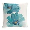 Trademark Fine Art Teal Cosmos III by Chris Paschke, 16x16 Decorative Throw Pillow view 1