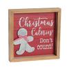 Factory Direct Craft Gingerbread Man Christmas Calories Don't Count' Holiday Frame | Holiday Decoration view 1