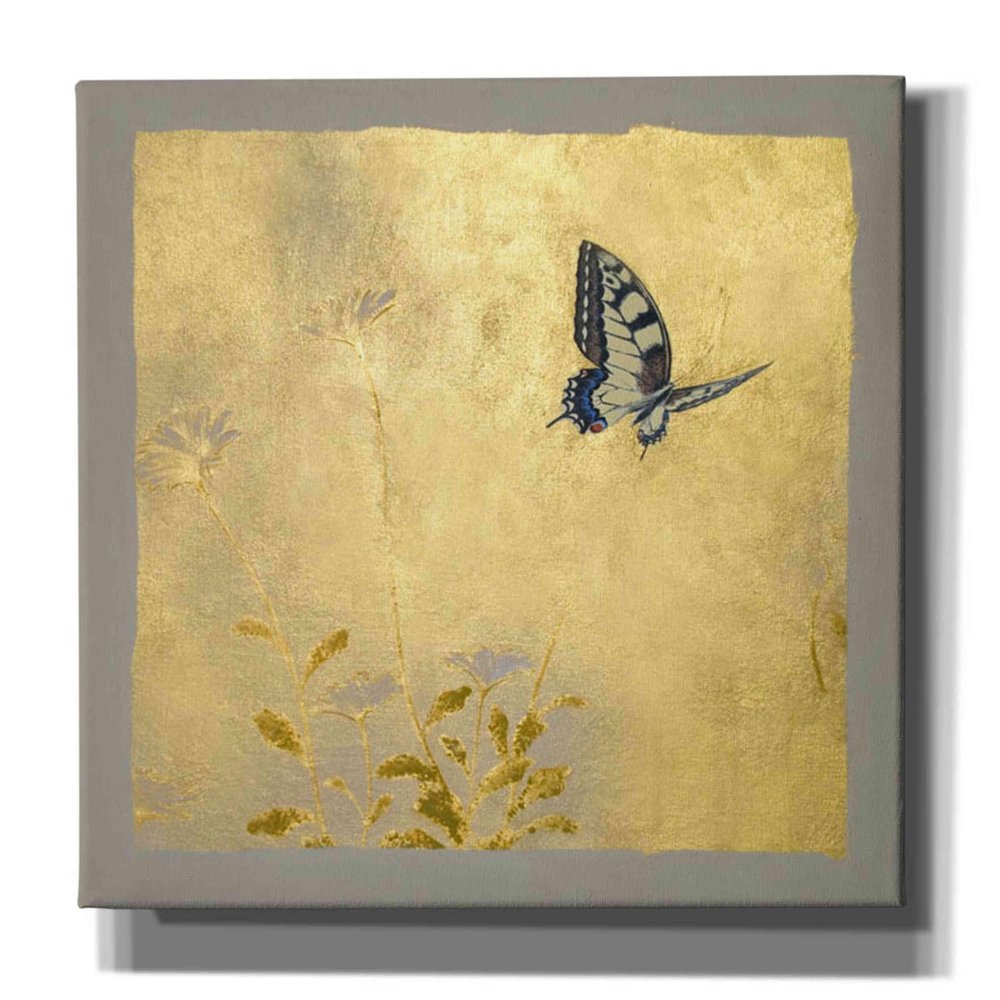 Epic Graffiti 'Butterfly L' by Zigen Tanabe, Canvas Wall Art, 18"x18"
