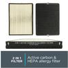 Rowenta Pure Air Mid Size 2-in-1 Active Carbon & Allergy Filter view 3