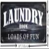 ABREEZE Laundry Room Rug 20x59 Load of Fun Floor Mat for Washroom Mudroom Rubber Runner Farmhouse Large Washer and Dryer Carpet Black Laundry Room Decor and Accessories view 2