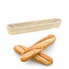 15 inches Baguette Banneton Bread Proofing Basket and Linen Liner Set 2 Pack view 3