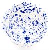 ART ESCUDELLERS Ceramic Breakfast Bowl, Handmade and Handpainted in Mate Blue Decoration. 6,69" x 6,69" x 3,94" view 2