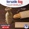 MT Products Kraft Quart Wine Paper Bags 4.5" x 2.5" x 16" - Disposable Paper Gift Bags - Pack of 100 view 4