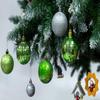 AUXO-FUN Small Size 28ct shatterproof Christmas Ball Ornaments in 4 Classic finishes for Christmas Tree Decoration (Lime Green, 1.57 Mini Size) view 3