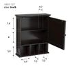 Cirocco Wall Mount Bathroom Cabinet Modern Storage Shelf with Mirror Door | 3 Height Adjustable Sturdy Durable Heavy Duty Waterproof Magnetic Door | for Medicine Kitchen Laundry Home Office Hallway view 3