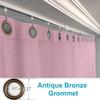 ChadMade Ceiling Track Room Divider Screen Partitions Curtain Kit, Medium B, Fit for 4ft 6in to 6ft Wide x 9ft Tall Space, Pink Blackout Curtain Room Divider Screen Partitions 7ft Wide by 8.5ft Tall view 2