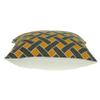 20" X 7" X 20" Transitional Gray and Orange Pillow Cover with Poly Insert view 3