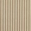 Shower Curtain in French Country Suede Brown Ticking (108, Lined) view 1