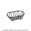 G.E.T. 4-33453 Braided Basket, Iron Powder Coated, Oval, 7-1/2" x 4-1/2" x 2-1/4", Case of 24 view 1