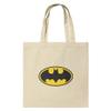 Batman Classic Bat Shield Logo Grocery Travel Reusable Tote Bag view 1