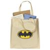 Batman Classic Bat Shield Logo Grocery Travel Reusable Tote Bag view 3