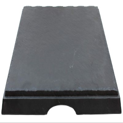 Square Melamine Slate Display Tray, 16.625 x 16.625 x 1.125"