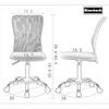 Ergonomic Office Chair Cheap Desk Chair Mesh Executive Computer Chair Lumbar Support for Women, Men Pink 2 Pack view 3