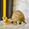 Aakrati Tortoise Shaped Brass Figurine for Decoration and Table peper Weight view 1