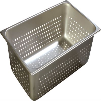 Carlisle FoodService Products Durapan Full Size Stainless Steel Perforated Steam Pan for Catering, Buffets, Restaurants, Stainless Steel, 6 Inches Deep, Silver