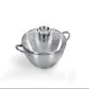 Barazzoni 42500972800 Walk & Aroma Rib Wok Silver 3.75L view 1