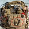 11pcs ITW Medium Tactical Outdoor Carabiner Hook Backpack Molle System D Buckle Military Outdoor Bag Hiking Climbing Accessories (TAN) view 2