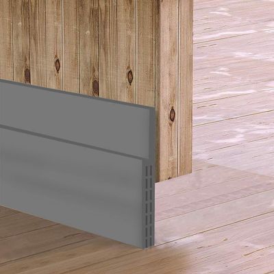 [New Upgrade] Huge Gap Door Draft Stopper, 3-2/5"W Widened Door Sweep for Interior and Exterior Doors - Guard Against Drafts, Dust, Noise and Unwanted Animals (3-2/5"W x 39" L, Gray)