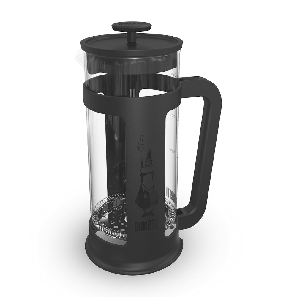 Bialetti French Press 350ml Smart Coffee Maker, Black