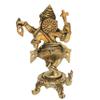 Aakrati 8 inch Brass Dancing Ganesh idon for Worship and Showpiece with Turtle view 4