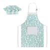 Aurya Kids Apron and Chef Hat Set-Adjustable Child Apron for Boys and Girls for Cooking Baking Tableware view 1