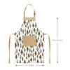 Aurya Kids Apron and Chef Hat Set-Adjustable Child Apron for Boys and Girls for Cooking Baking Pine Trees view 4