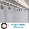 ChadMade Room Divider Curtain Ceiling Track Kit, xx-Large B, for 12ft to 14ft Wide x 9ft Tall Space, Greyish White Heavyweight Room Darkening Curtain 15ft Wide by 8.5ft Tall view 2
