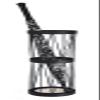 Mango Steam Pluvian Soakstone Umbrella Holder (Tall, Black) view 3