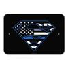 GRAPHICS & MORE Superman Thin Blue Line Flag Shield Logo Home Business Office Sign view 1