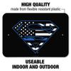 GRAPHICS & MORE Superman Thin Blue Line Flag Shield Logo Home Business Office Sign view 2