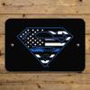 GRAPHICS & MORE Superman Thin Blue Line Flag Shield Logo Home Business Office Sign view 4