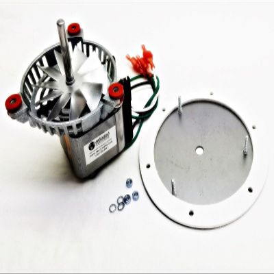 fireplace repl parts (New Part Magnum Countryside Combustion Exhaust Pellet Blower Fan + 4 3/4" PH-UNIVCOMBKIT/firs for Many Models, Check in Description + (one Free Author's Book)