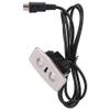Electric Recliner Chair Sofa Replacement Button,Electric Recliner Push Rod Motor Telescopic Lifting Line Controller LED Backlight USB Socket, Mobile Phone Charging Straight 5V view 1
