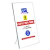 M&T Displays Clear Acrylic Photo Frame 8.5x11 inch Picture Sign Holder Portrait Desktop Table Stand Desk Menu Advertising Flyer for Restaurant Hotel Office (2 pack) view 1