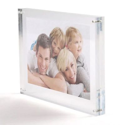 M&T Displays Clear Acrylic Photo Frame 5x7 inch Picture Sign Holder Portrait Landscape Desktop Tabletop Brochure Advertising Leaflet Certificate Stand for Restaurant Hotel Office