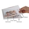 M&T Displays Clear Acrylic Photo Frame 4x6 inch Picture Sign Holder Portrait Landscape Desktop Tabletop Brochure Advertising Leaflet Certificate Stand for Restaurant Hotel Office view 4