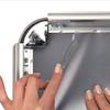 M&T Displays Interchangeable Anti-Reflex Clear Overlay Lens PET Protective Cover for Business Office Home Slide-in Snap Poster Frames 20 pcs in a Box 17x22 Inches view 3