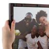 ArtToFrames 8x35 Inch Brown Picture Frame, This 0.75 Inch Custom Poster Frame is .75" - Walnut Bamboo - Comes with Economy Acrylic and Corrugated Backing (2WOMD8575-8x35) view 1